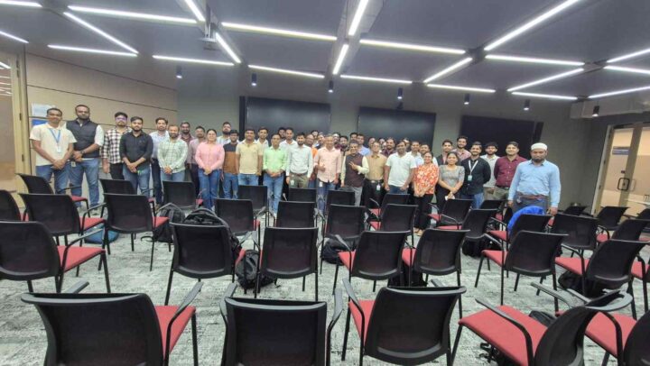 DimenZion3 team posing for a group photo after a corporate training session