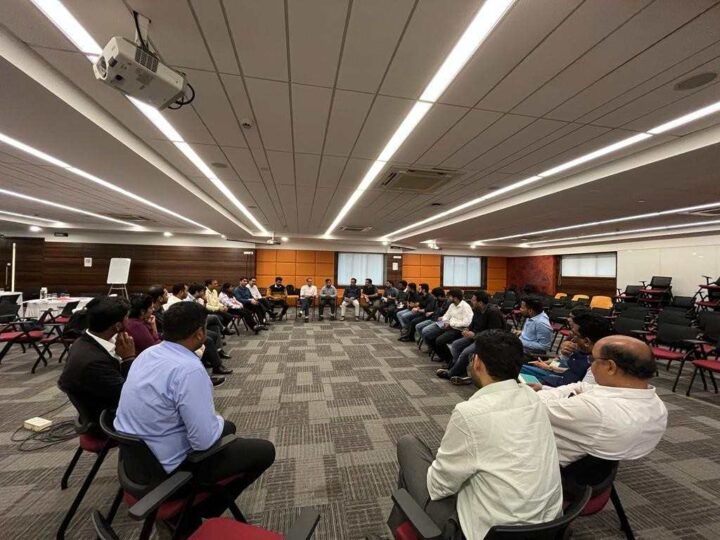 DimenZion3 team participating in a leadership circle discussion
