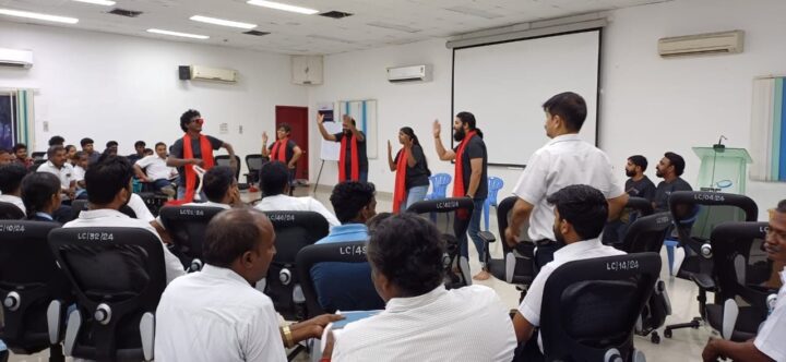 DimenZion3 team engagement workshop with participants in an interactive session